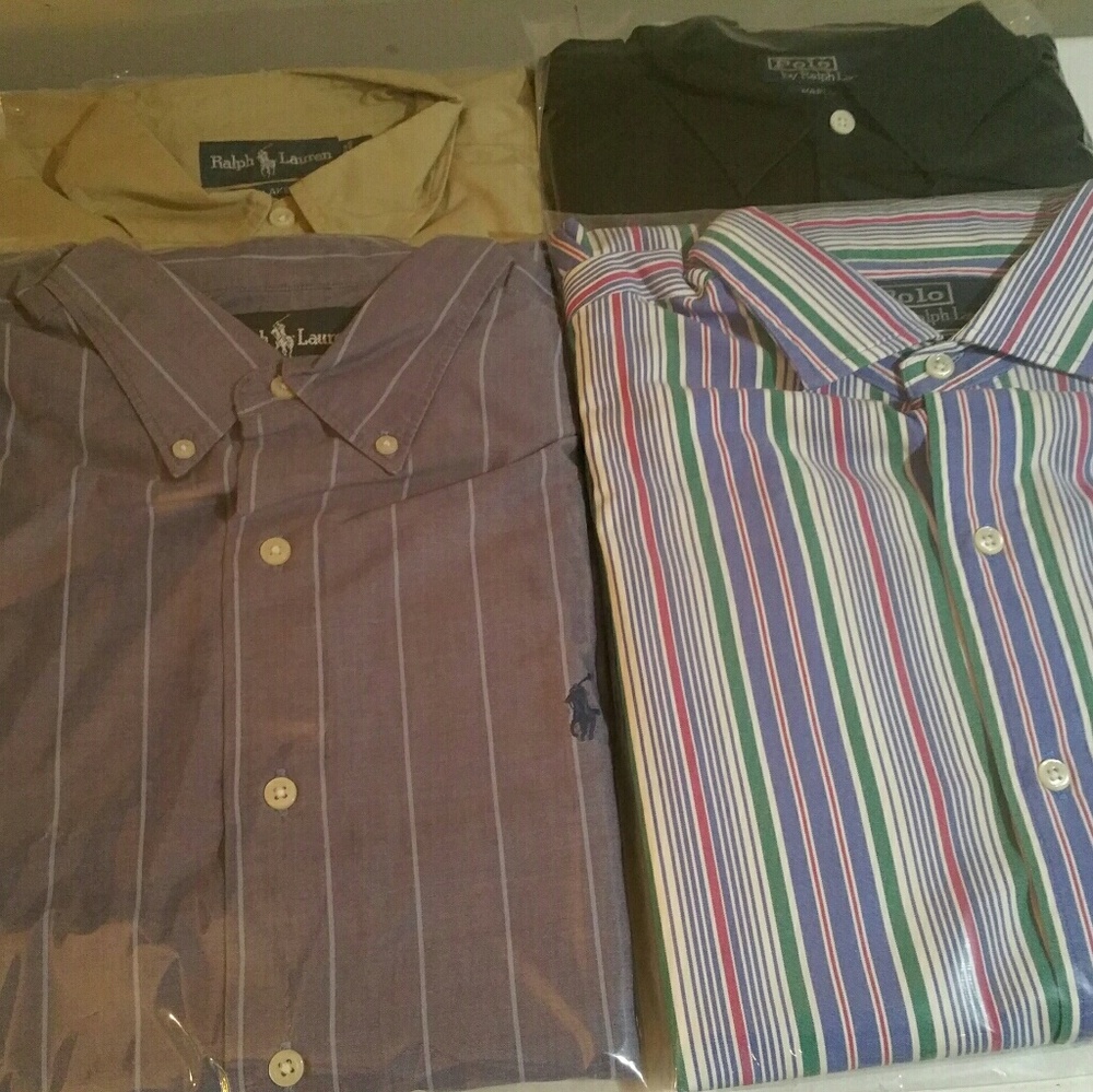 Or Ralph Lauren polo button-down long-sleeve men's